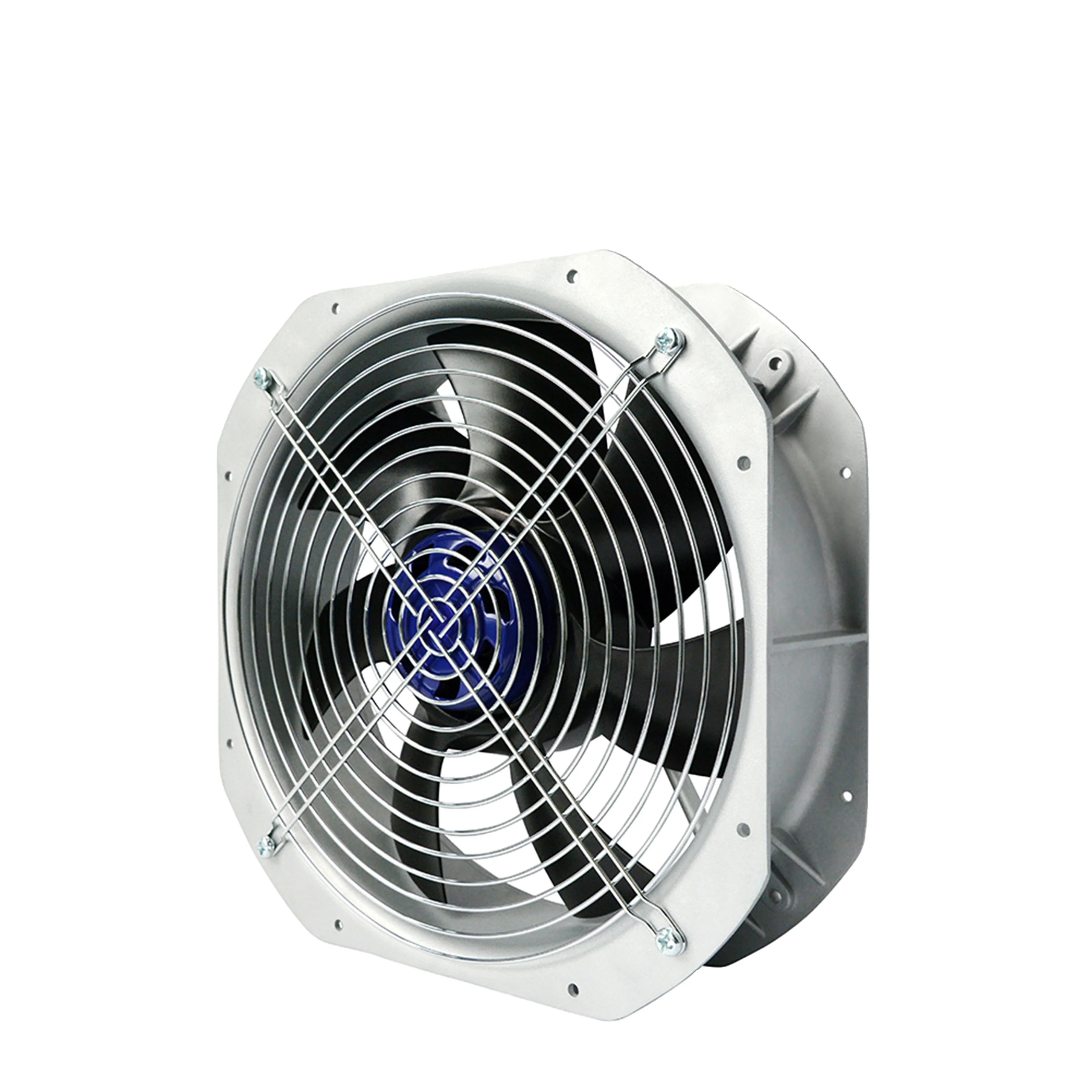 250mm Axial EC Fan 115V EC Motor 0-10v Variable IP55 Air Conditioner Duct Fan with Plastic Blades OEM Customizable