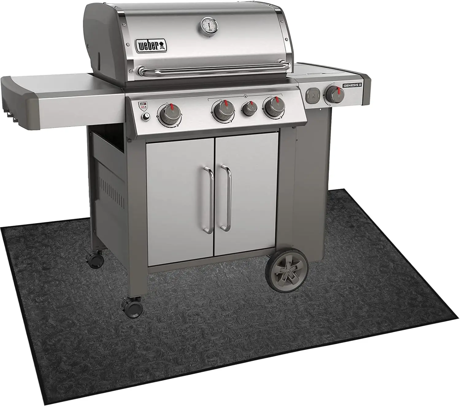 

Heavy Duty BBQ Mat 65x50" - Oil-Proof, Waterproof Floor Protector for Grill, Deck & Patio