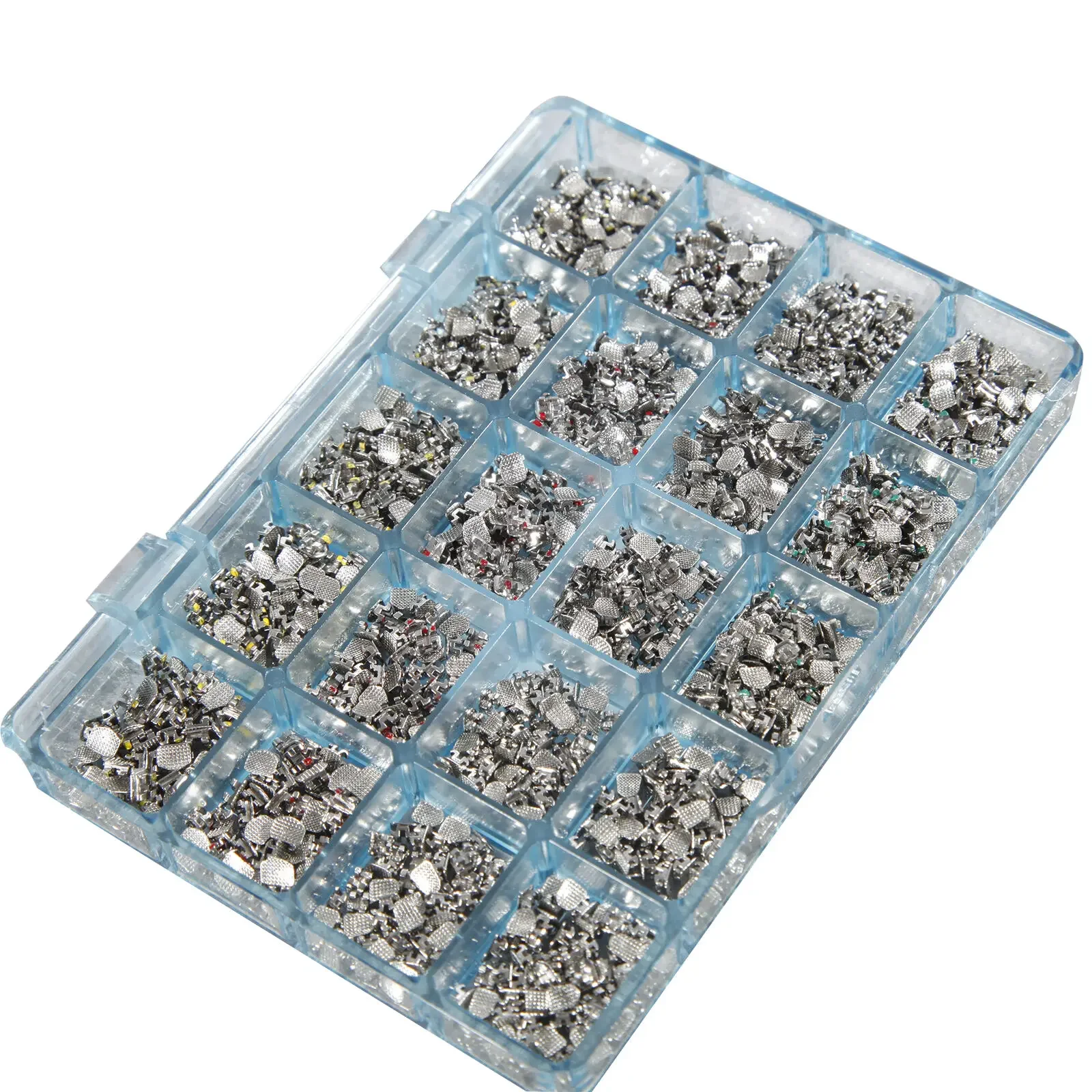 50 sets Dental Metal Orthodontics Super Brackets Brace Mini MBT 022 345 Hooks