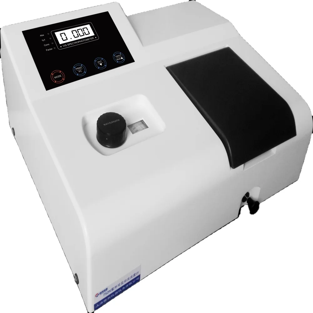 low price 195-1020nm Visible Spectrophotometer Lab Equipment Wavelength Spectrophotometer 4nm Spectral Bandwidth