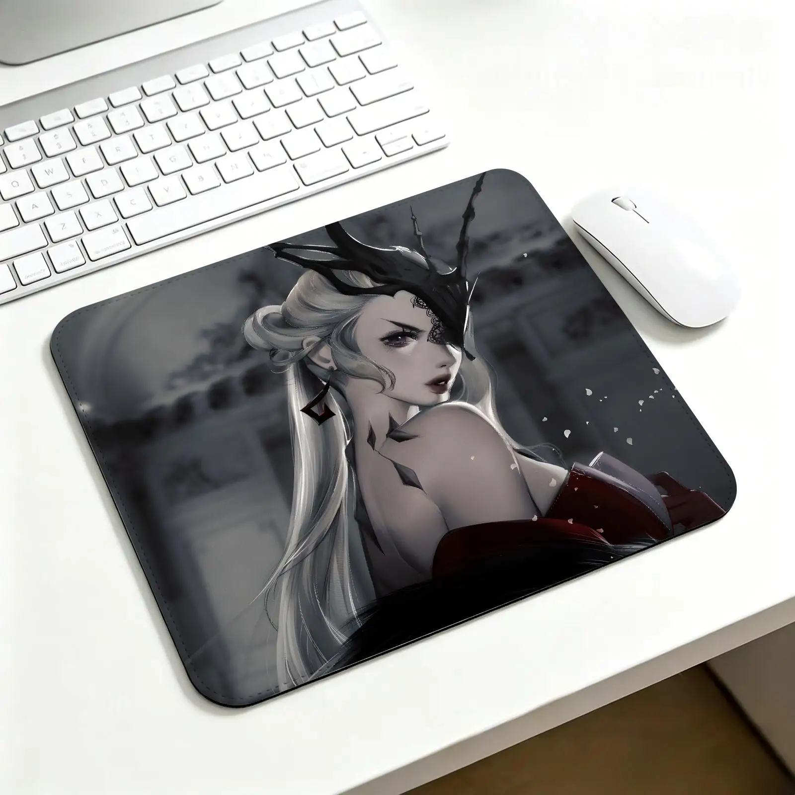 Regular gaming mouse pad Office mouse pad Laptop desk mat Stitched edge S/M/L size mouse pad  Genshin Impact La Signora