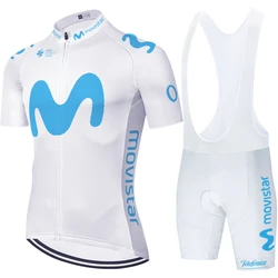 2023 Team Movistar Rad trikot Männer Ropa Ciclismo Hombre Verano Trikot Männer Sommer Fahrrad Trikot Anzug Fahrrad Fahrrad tragen