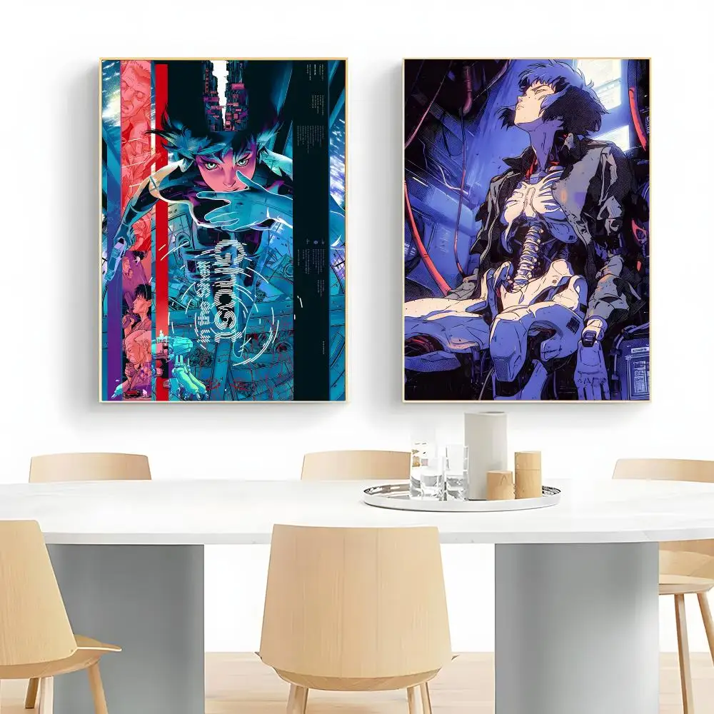 Cyberpunk SciFi Anime G-Ghost In The Shell Poster Wall Art Print Decorative Mural Home Decor Gift Unframed