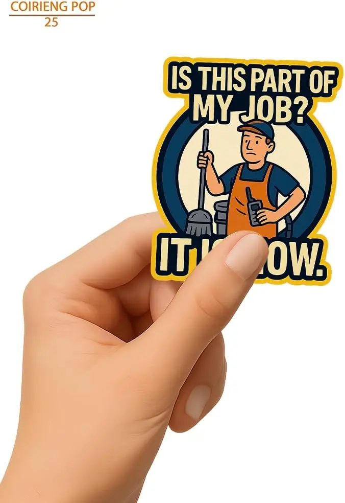 

3 шт. забавные рабочие юмористические наклейки — это деталь моего робота Это сейчас. Виниловая водонепроницаемая наклейка для ноутбука, бутылки с водой, телефона