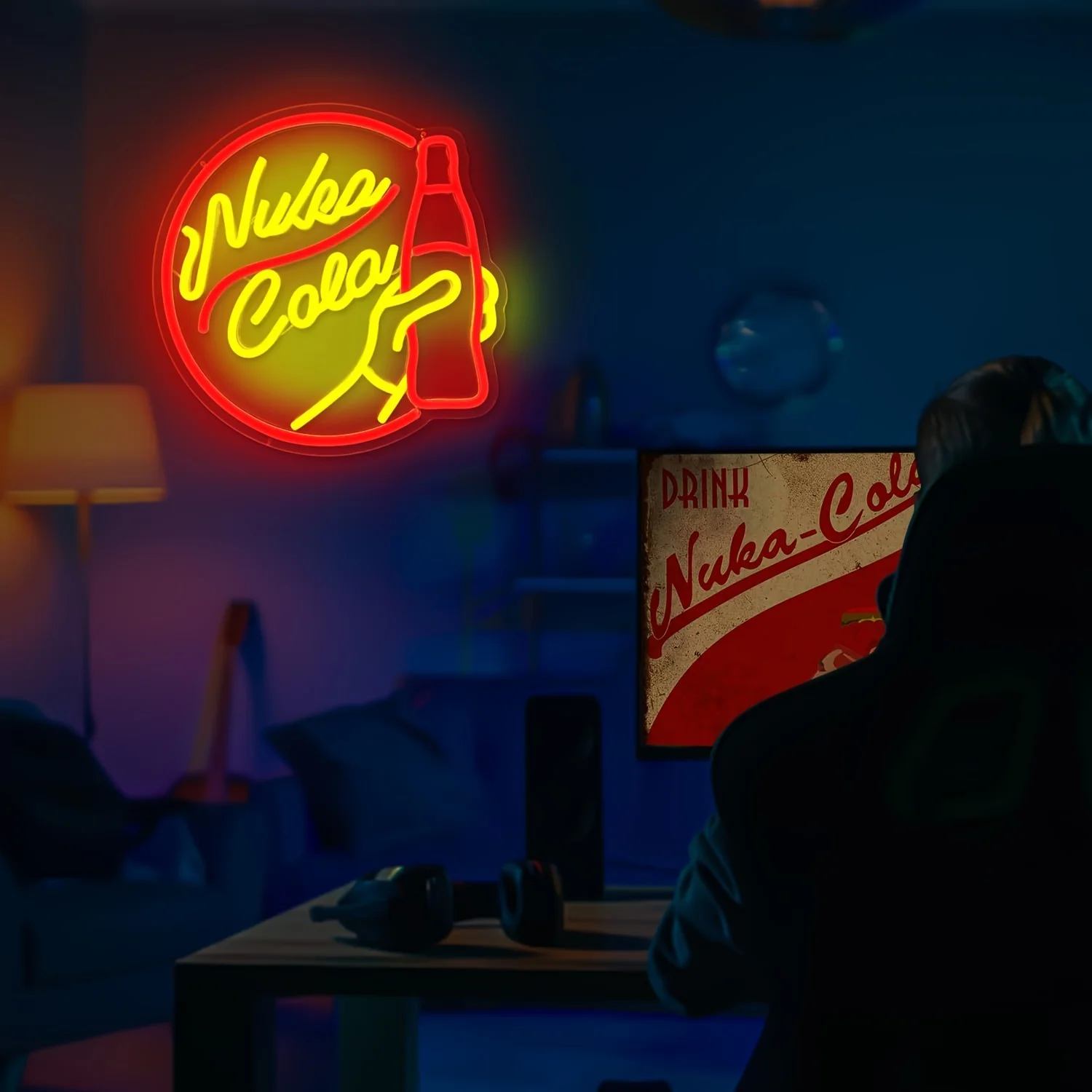Game Neon Sign-Colorful Bedroom Wall Decor Light for Game Lovers, Teens, and Boys, Perfect Birthday Gift, Wall Hanging