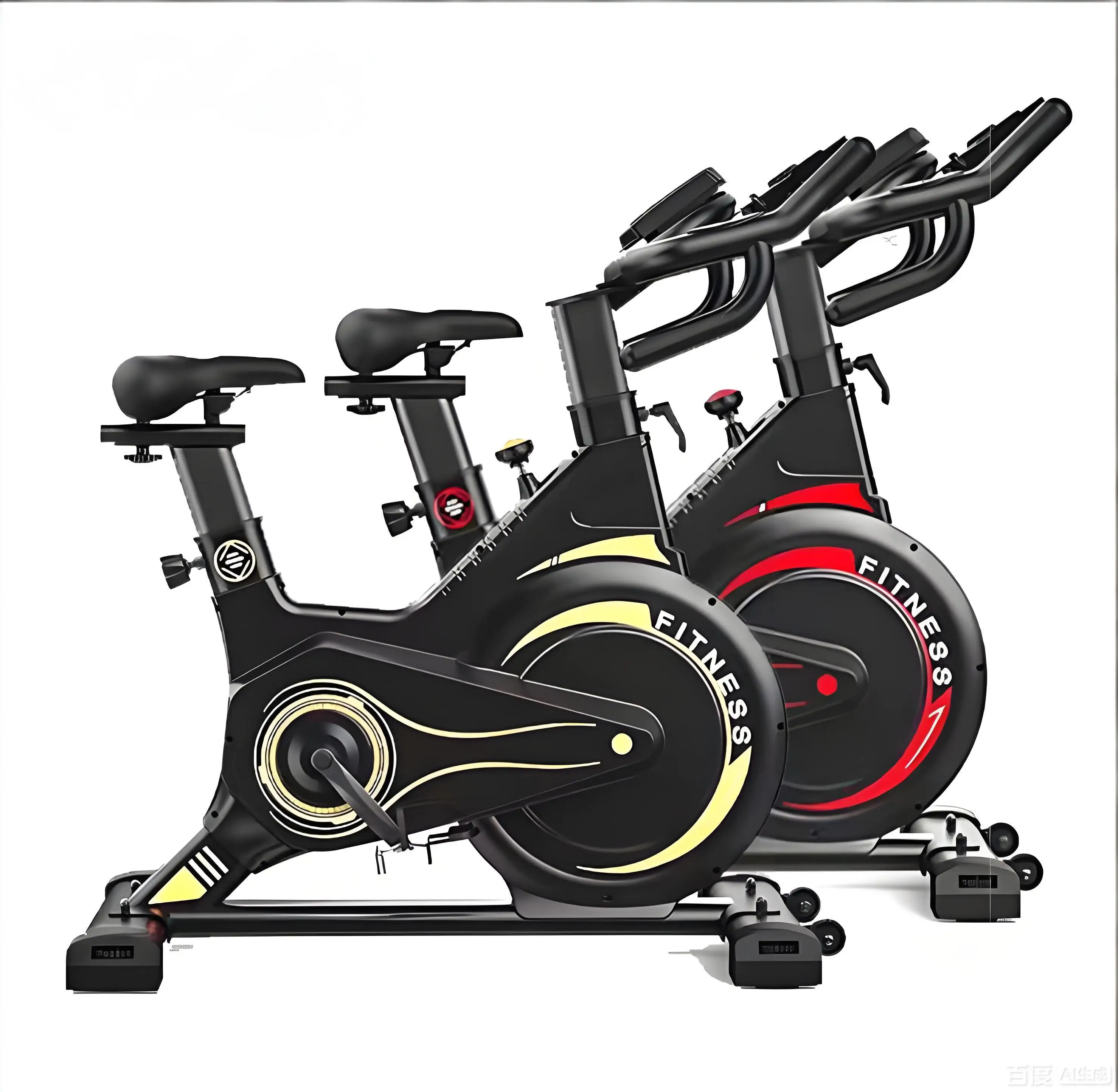YIHUA SH-Q8 Steel Magnetic Control Eco-friendly All-inclusive Home Use Unisex Non-Foldable Belt Drive 120kg Max Load Bike