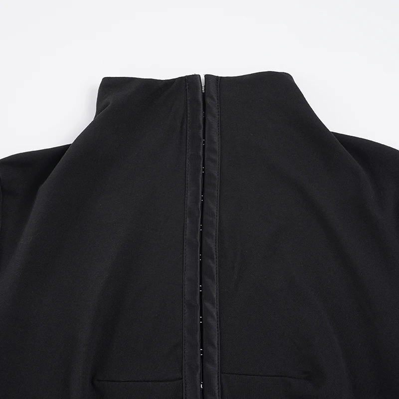 SUCHCUTE Y2K Slim T-Shirt mit Knopfleiste vorne, einfarbig, kurzärmelig, für Damen, zum Ausgehen, lässig, ästhetisches Crop-Top für den Sommer – Detail 6
