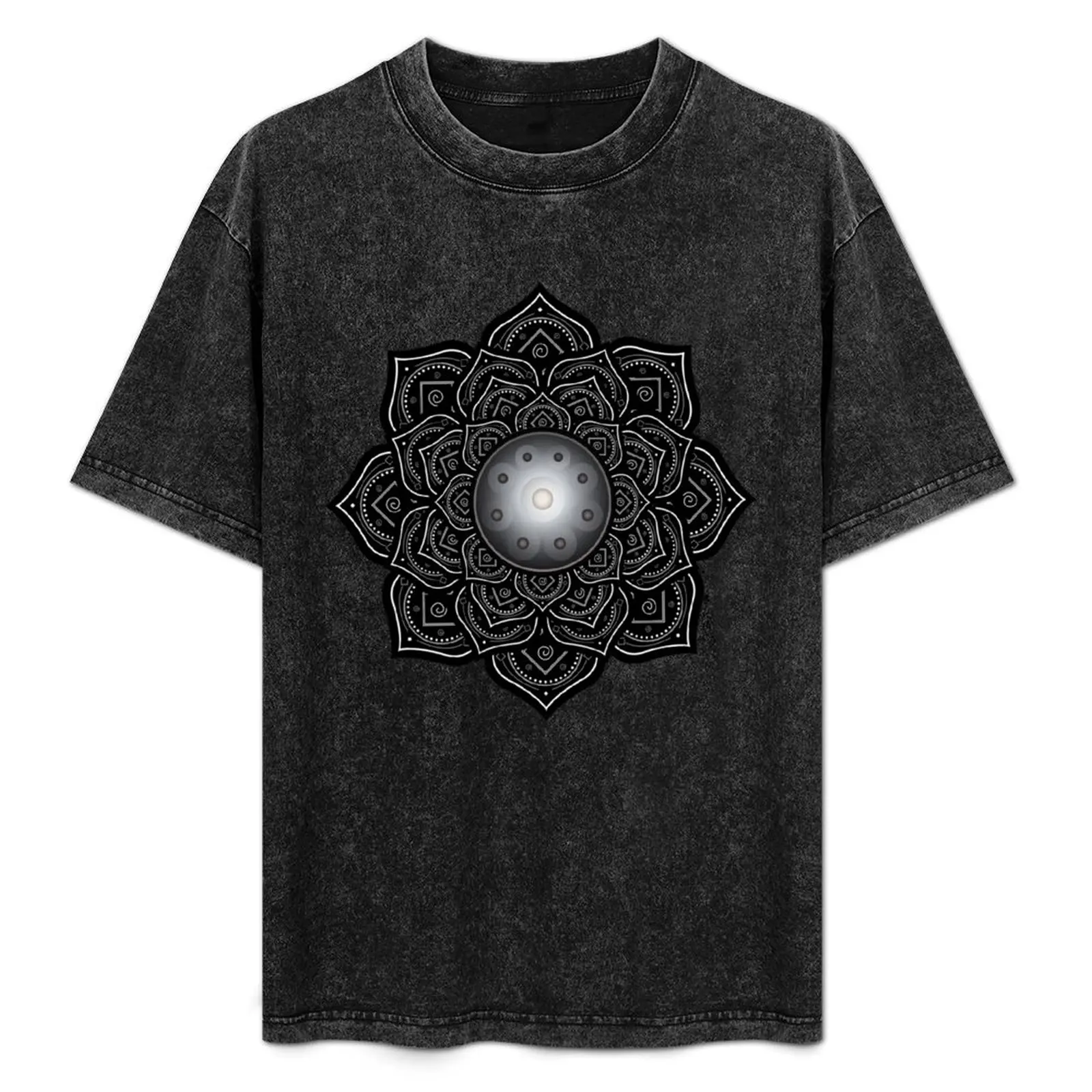 Mandala Handpan Pantam T-Shirt street wear T-shirts oversize Short sleeve tee mens t shirts casual stylish