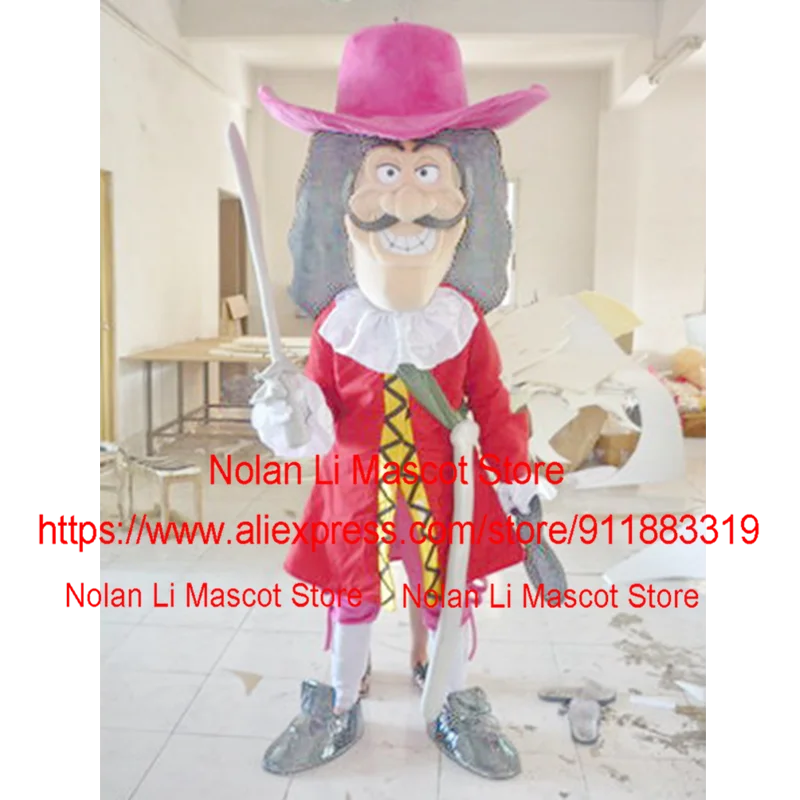 High Quality EVA Material Helmet Captain Mascot Costume Cartoon Set Halloween Birthday Party Advertising Cosplay Adult Size 735