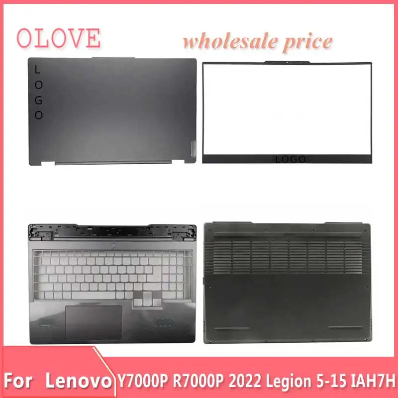 New For Y7000P R7000P 2022 Lenovo Legion 5-15 IAH7H Laptop LCD Back Cover Front Bezel Upper Palmrest Bottom Base Case Keyboard