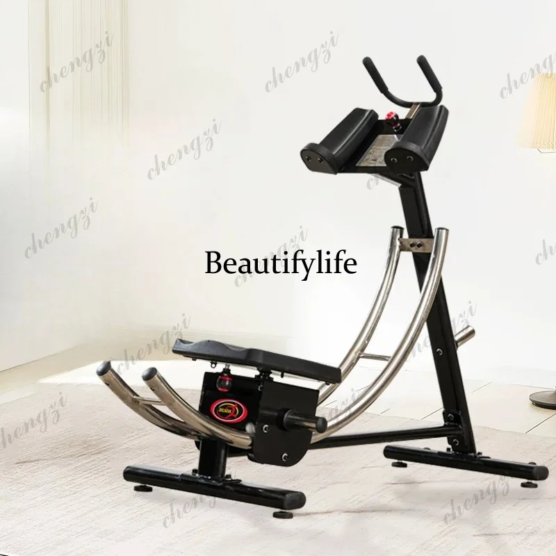 Home Commercial Abs Training Gym Waist Machine Belly Coaster Fitness Equipment Abdominal Fitness