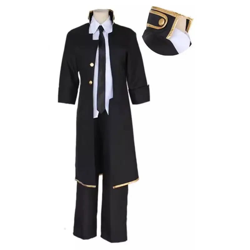 Yatogami Kuroh Cosplay Costumes Men Trench Shirt Pants Tie Custom Size