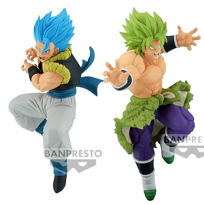 Bandai Original MATCH MAKERS Dragon Ball Super: Broly Gogeta Broly Anime Action Figure Toys For Boys Girls Kids Birthday Gifts