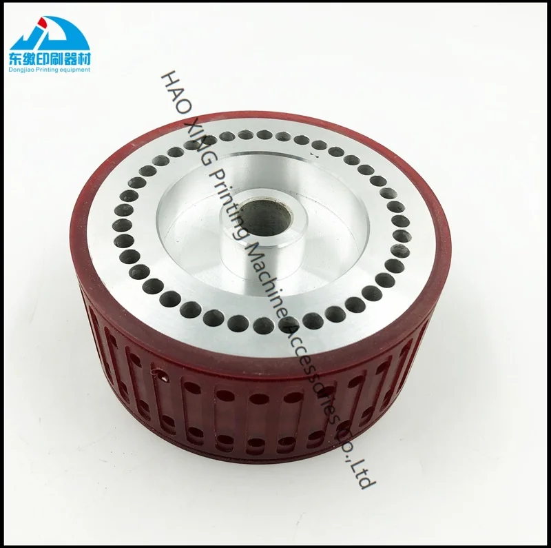 أجزاء آلات الطباعة عجلة شفط 123x18x54 مللي متر ل Stahl أجزاء آلة قابلة للطي عجلة شفط ZD.233-028-0100 جودة عالية