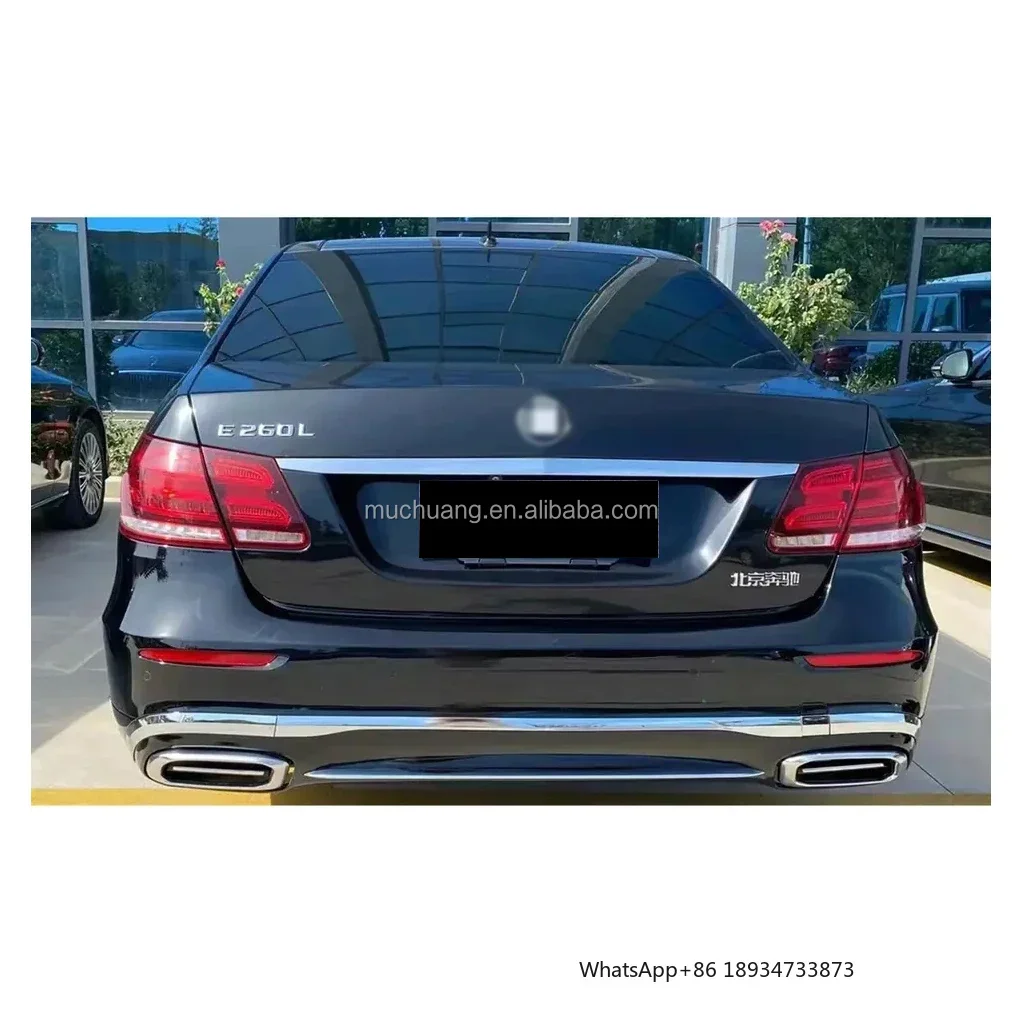 Body modification upgrade kit front rear bumper for 2015 Mercedes Benz E-Class E260L W212 upgrade Maybach W223