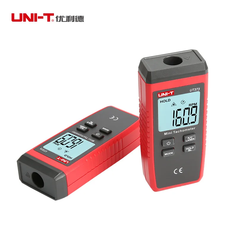 UNI-T UT373 Mini Digital Laser Tachometer Non-Contact Tachometer RPM Range 10-99999RPM Tachometer Odometer Backlight