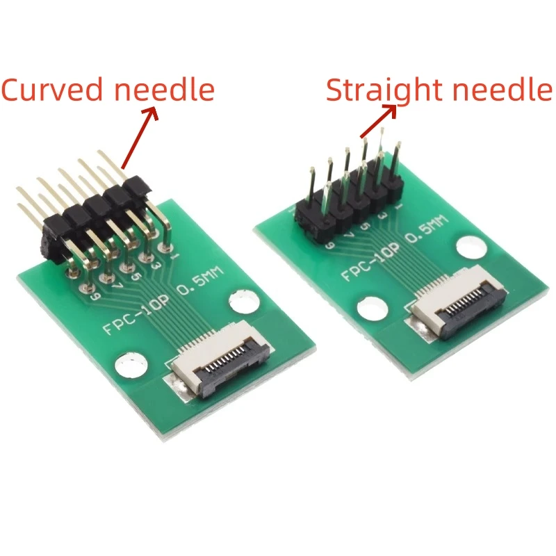 Adaptador de Placa para FPC/FFC con Soldadura, Espaciado de 0.5mm/1.0mm, Convertidor a 2.54 para Cable Flexible 2