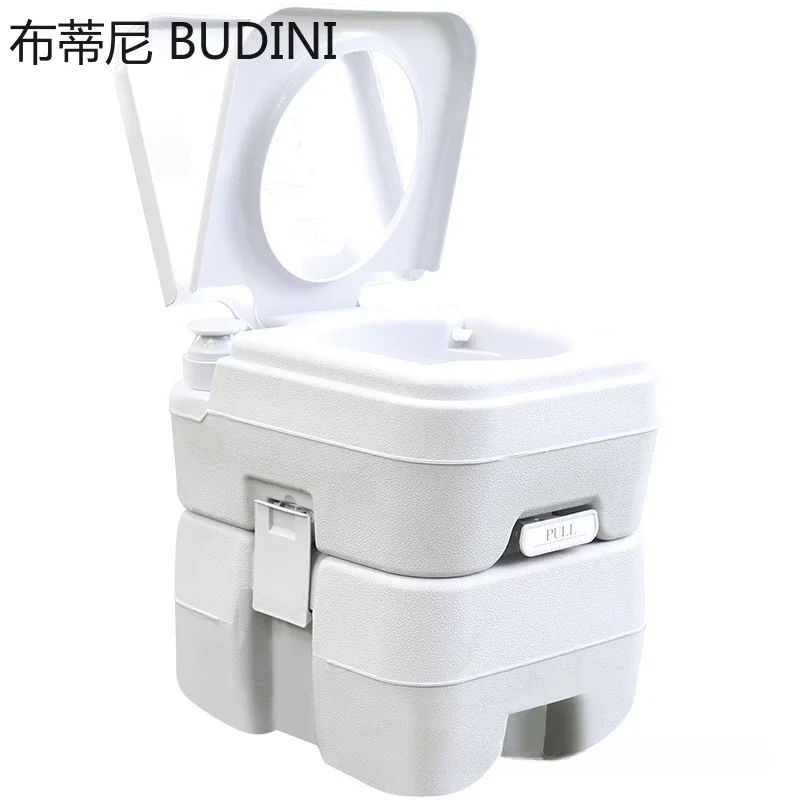 20L dual outlet mobile toilet RV outdoor camping car with self-driving equipment elderly pregnant women portable toilet