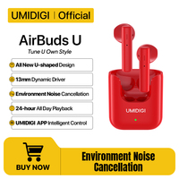 UMIDIGI AirBuds U TWS Wireless Earphones Bluetooth 5.1 ENC Noise Reduction 380mAh Charging Box Sports Headsets With Microphone