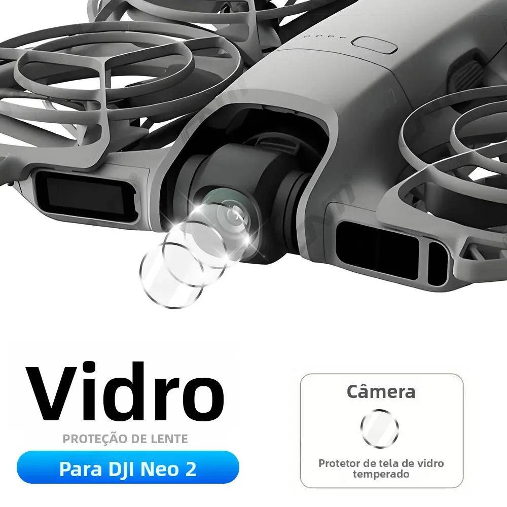 Protetor de lente para dji neo 2 drone câmera hd vidro temperado anti-risco película protetora para dji neo 2 acessórios