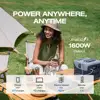 ECOFLOW-RIVER 2 proソーラー発電機,716wh LiFePo4バッテリー,4x800w ACコンセント (1600wサージ),ソーラー発電機,700 6