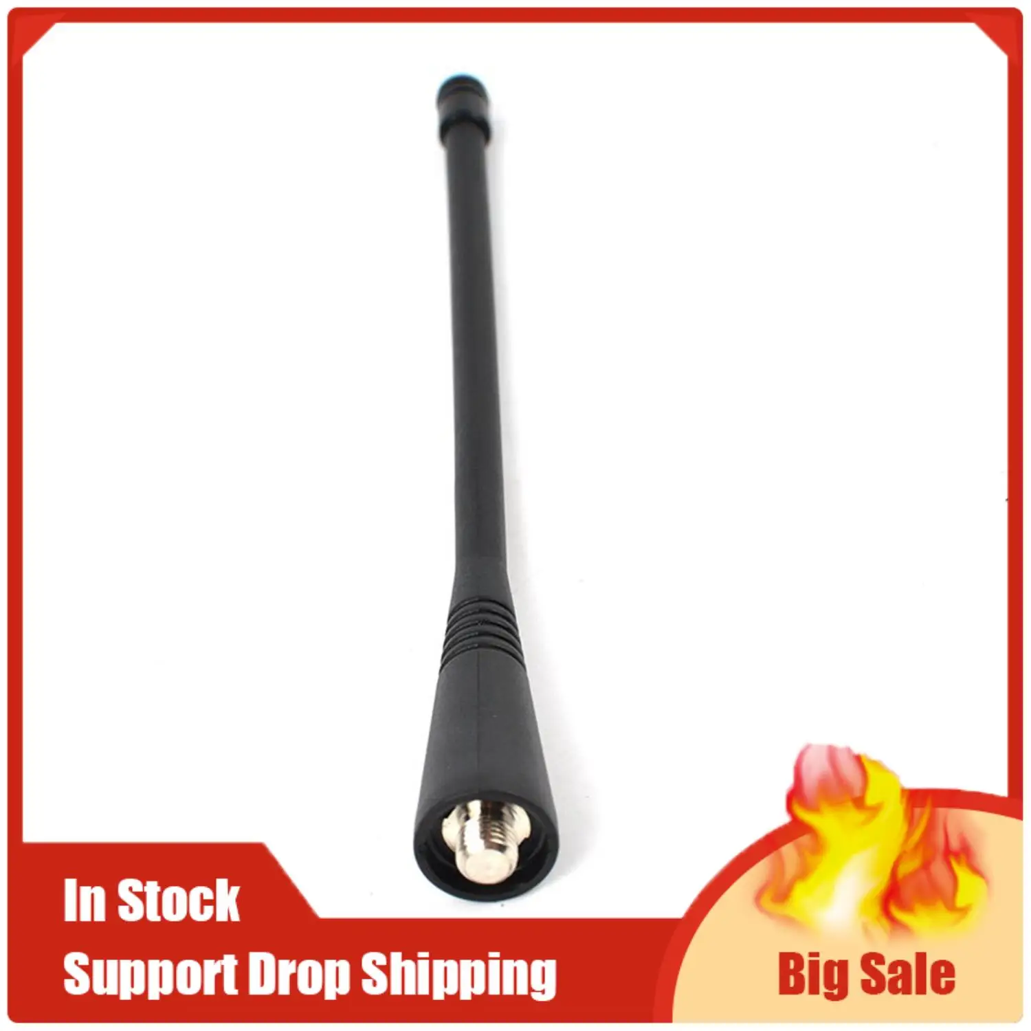 최고 거래 1Pcs Uhf 안테나 및 1Pcs 9 Cm 길이 안테나 짧은 Pmae4003 Uhf Stubby 안테나 Motorola Gp68 Gp88 용 430-470 Mhz 범위