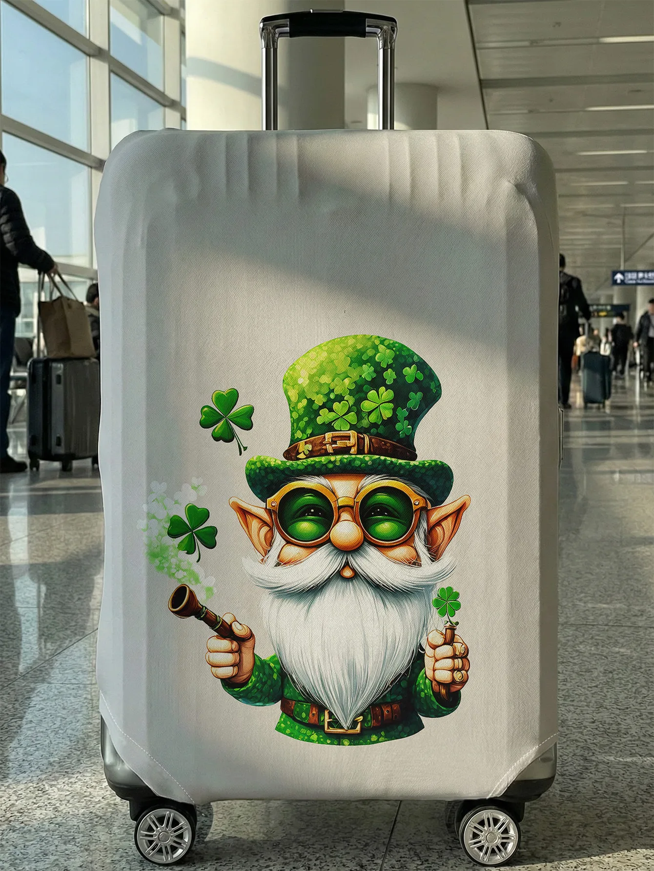 

Clover goblin luggage protection cover, suitable for 18-32 inch luggage covers, luggage handle gloves, travel accessories