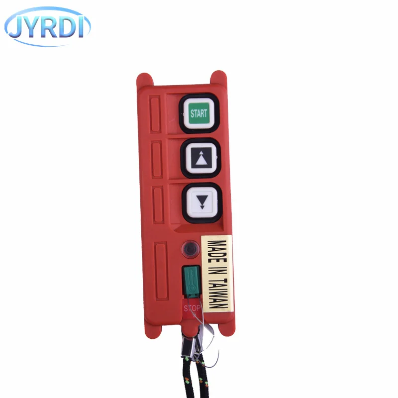 F21-2S 2 buttons single speed Industrial Wireless Radio Crane Remote Control switches Hoist overhead bridge Crane lift control