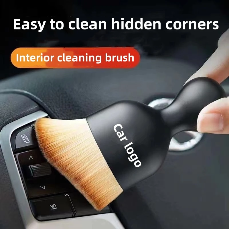 Car Air Conditioner Cleaning Brush Car Air Outlet Crevice Dust Removal Brushes For MG Car Interior Cleaning Accessories