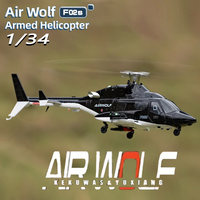 Flying Wolf F02s Armed Helicopter Toy RC Simulation Model with GPS Positioning One-Click Return Gift for Kids And Hobbyists