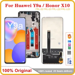 6.63'' Original For Huawei Y9a LCD Display with Frame Touch Screen Digitizer Assembly Replacement For Honor X10 5G LCD Display