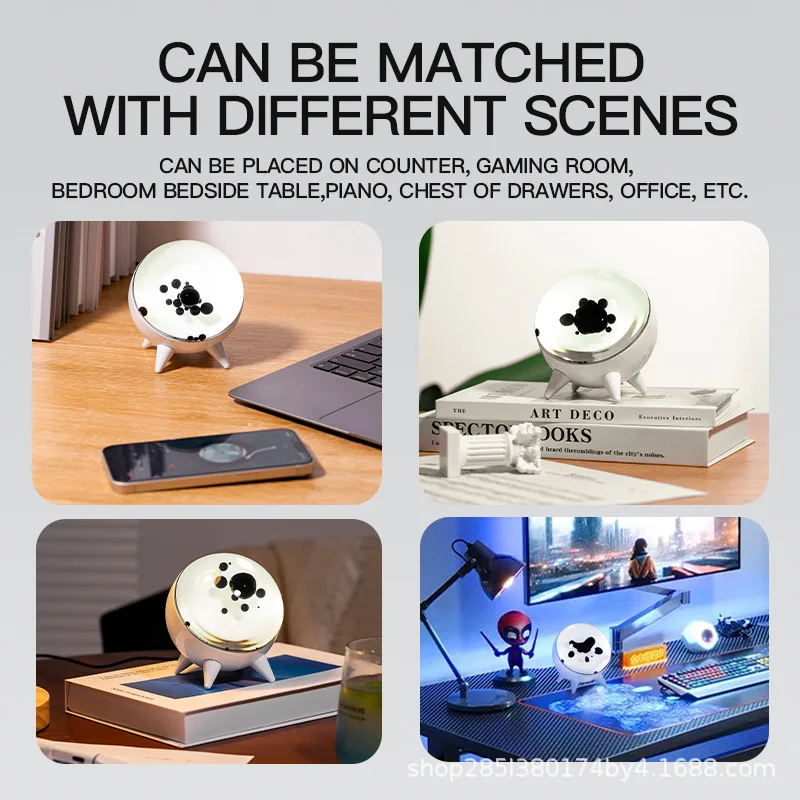 Fluido magnético captador de som veneno fluido magnético portátil alto-falante companheiro decoração de mesa ornamento presentes personalizados