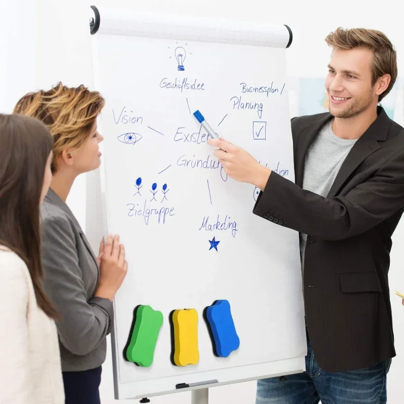 1 STKS Magnetische Droog Wissen Gum Whiteboard Cleaner Droog-Wipe Marker Cleaner School En Kantoor Essentieel