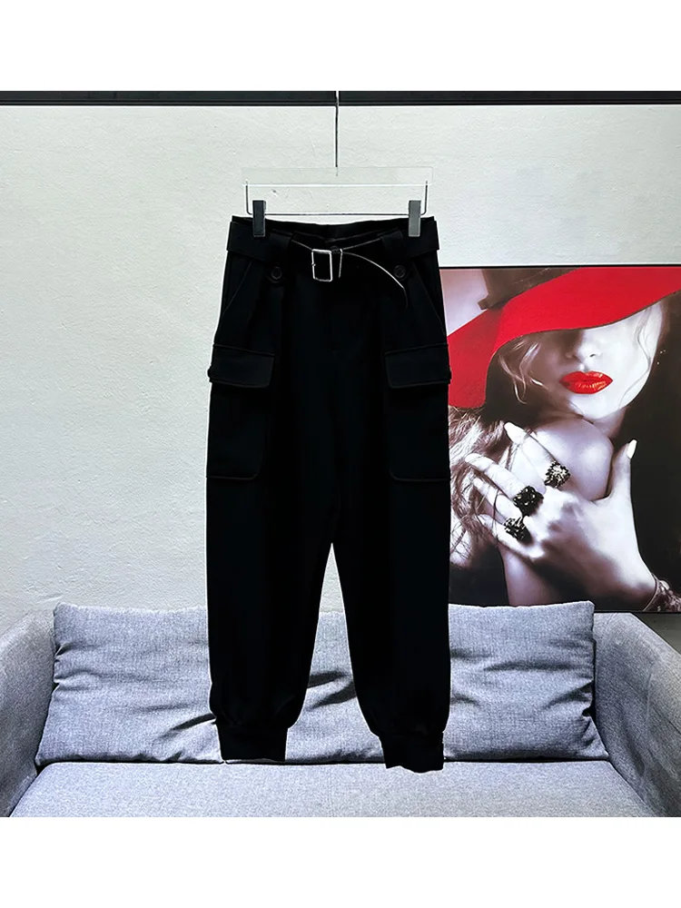 

Мужские брюки k Sle Harajuku с множеством карманов, функциональные, в стиле рабочей одежды, повседневные, свободного кроя, длинные брюки