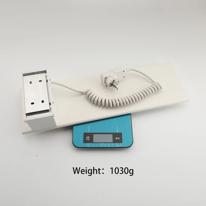 Temperature&Time Control Digital Display Heating Towel Rack Bathroom Electric Towel Rack Towel Dryer Free Punch Heater Towel