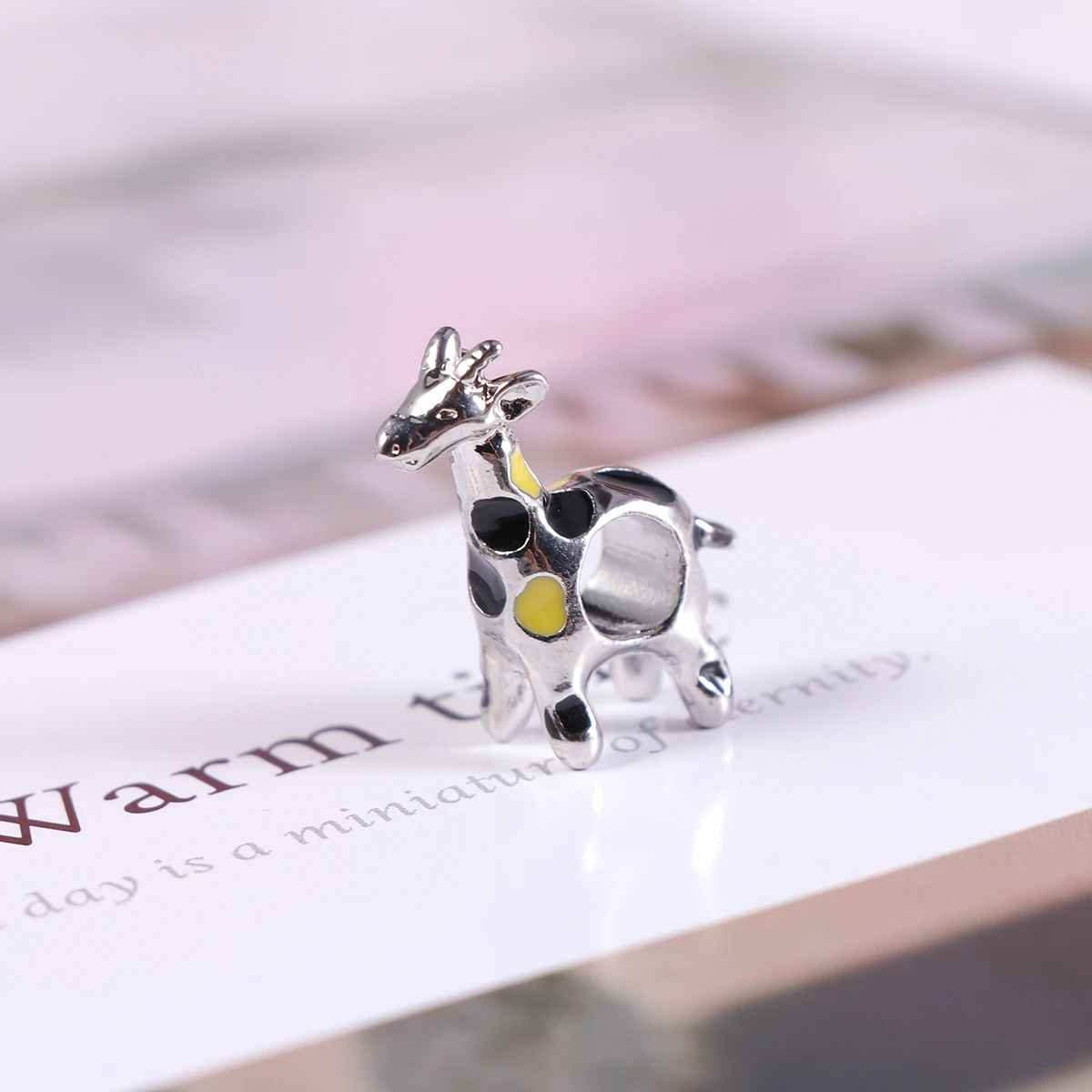 

Silver-plated Alloy Bead Charm for DIY Bracelet Necklace Making Supplies Jewelry Accessories European Style Large Hole Beads