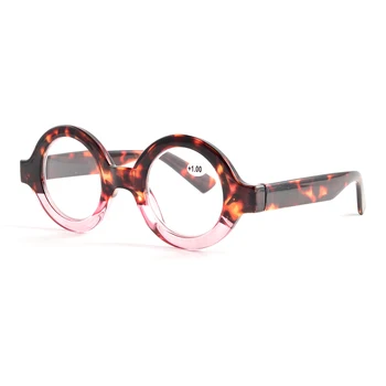 نظارات قراءة دائرية كلاسيكية عتيقة للنساء والرجال، نظارات قراءة على الطراز الكلاسيكي، قوة القراءة من +1.0 إلى +3.5