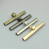 Long 9.8CM Alloy Fashion Clasp Turn Locks Twist Lock for Ladys' Handbag Craft Bag Replacement Purse DIY Handmade Bag Hardware