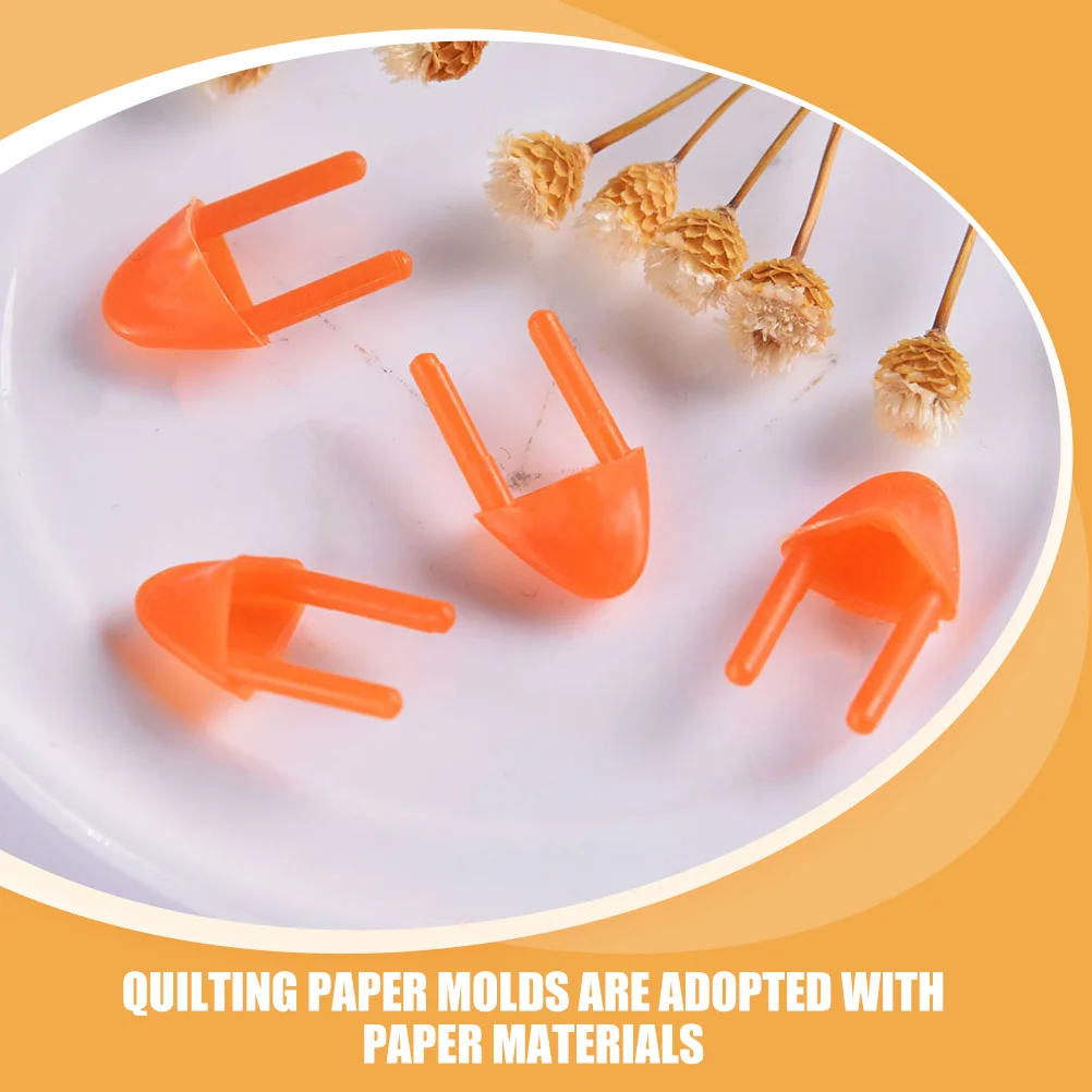 150 Pcs Mouth Accessories Toy DIY Arms Orange Plastic Shopping Rag