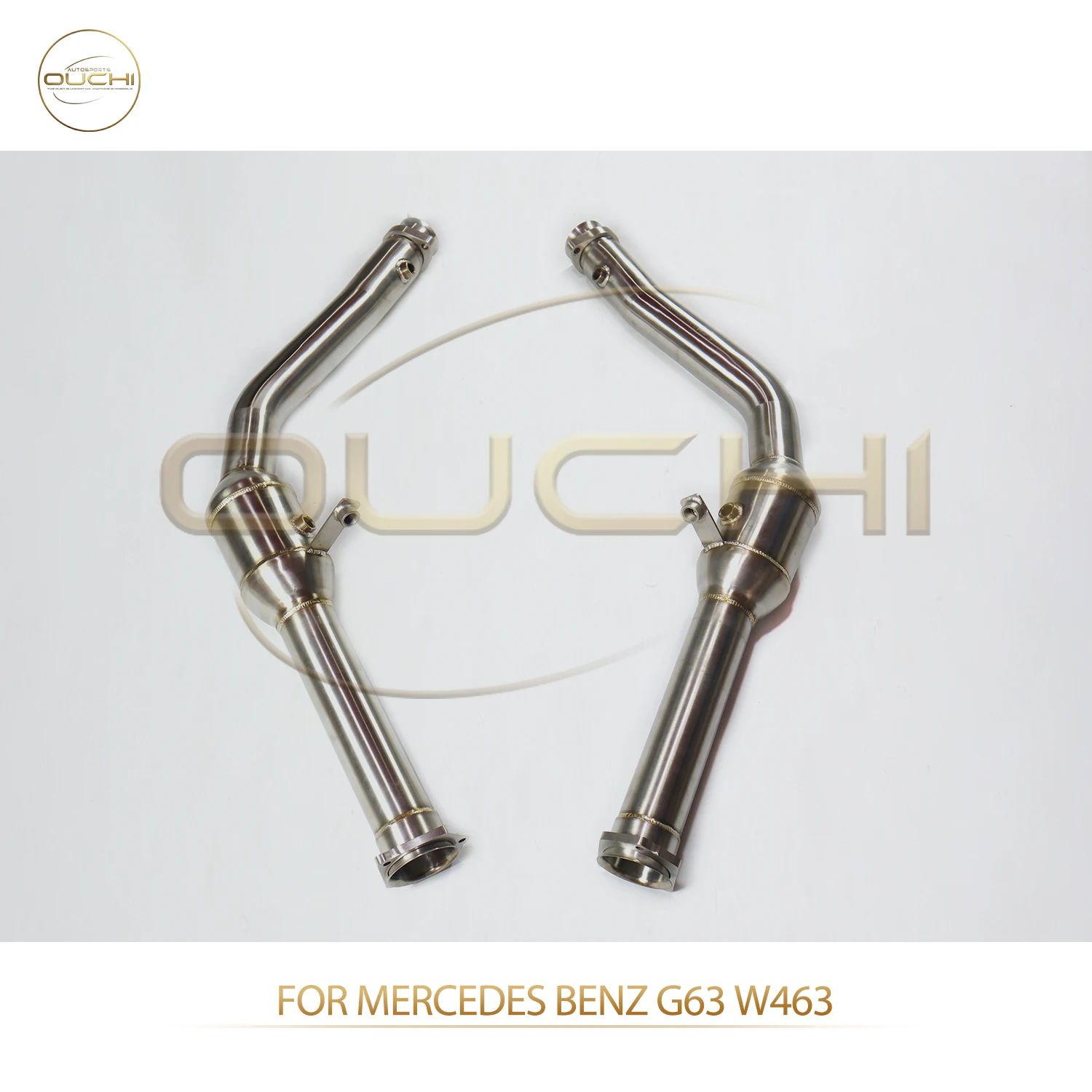 

OUCHI Hot Sales for Mercedes Benz G63 W463 Easy Install SS304 Catalysis Downpipe Without Thermal Insulation Exhaust Parts