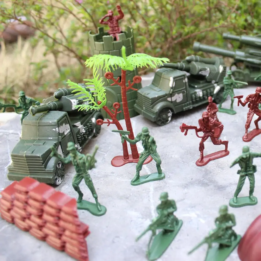 

500pcs Plastic Playset & 4cm Soldier Army Men Figures II toy children kids Toys