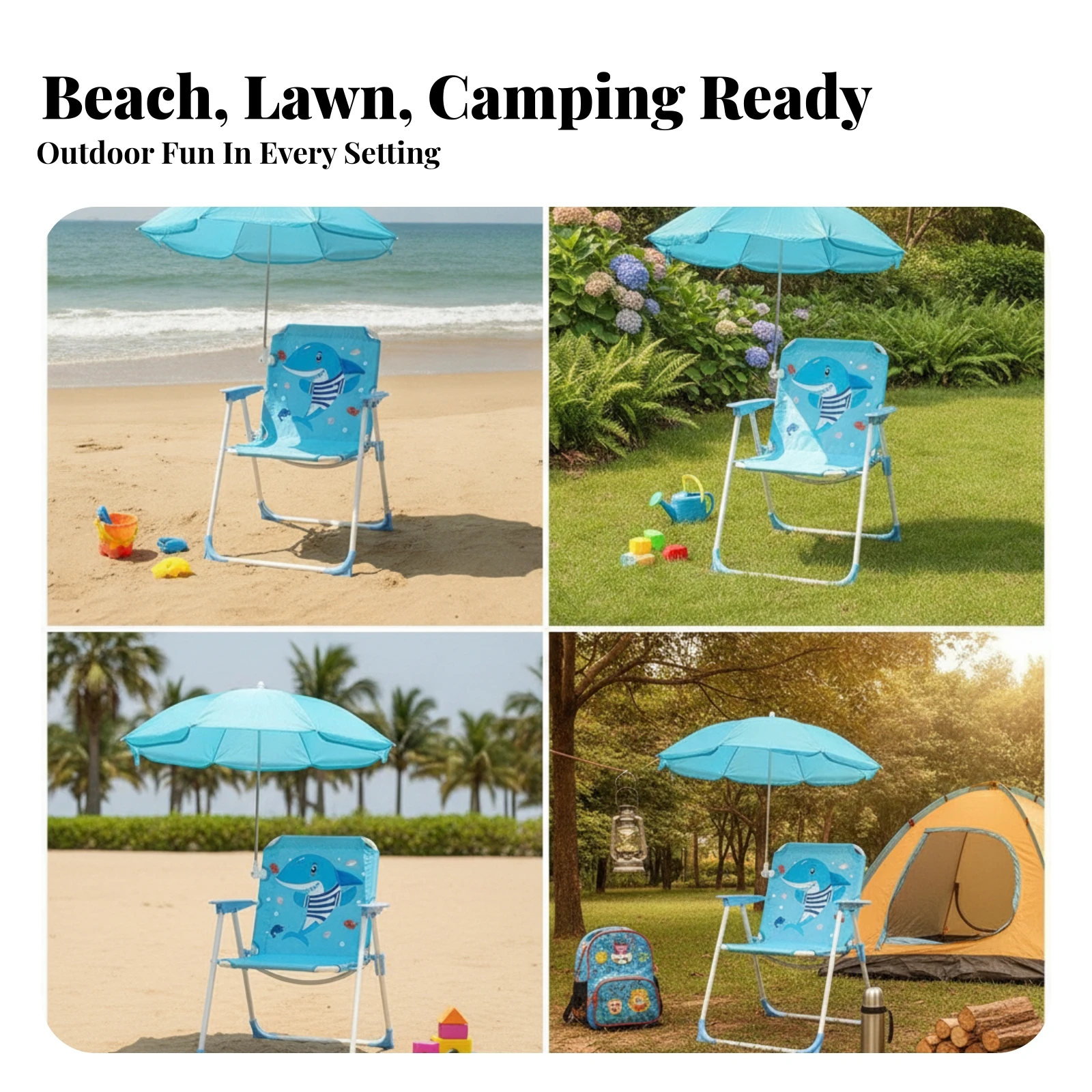 Chaise de plage pour enfants a - Kids Outdoor Lounge Chair With Umbrella avis et prix