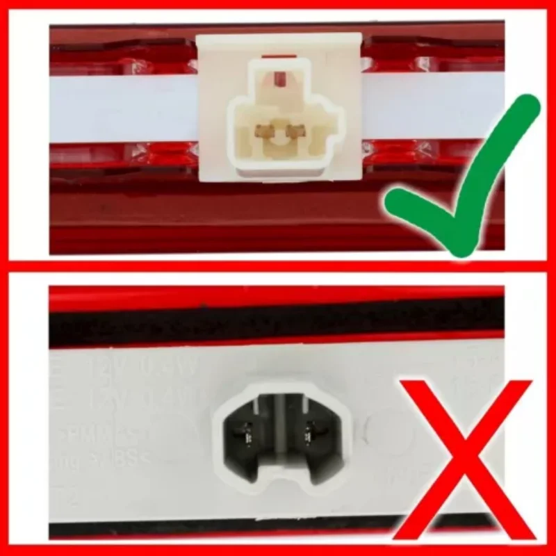 1 قطعة سيارة الخلفية عالية المستوى ضوء الفرامل لتويوتا يارس MK3 LED الأحمر الفرامل تحذير مصباح إشارة ملحقات السيارة واضحة #4