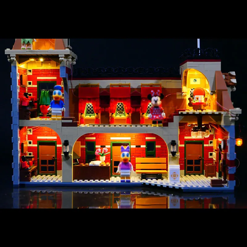 LED-Beleuchtungsset für LEGO 71044, Disneysed Train und Station, Filmlampe, DIY-Geschenk (Modell nicht im Lieferumfang enthalten) Bausteine, Ziegel-Sets).