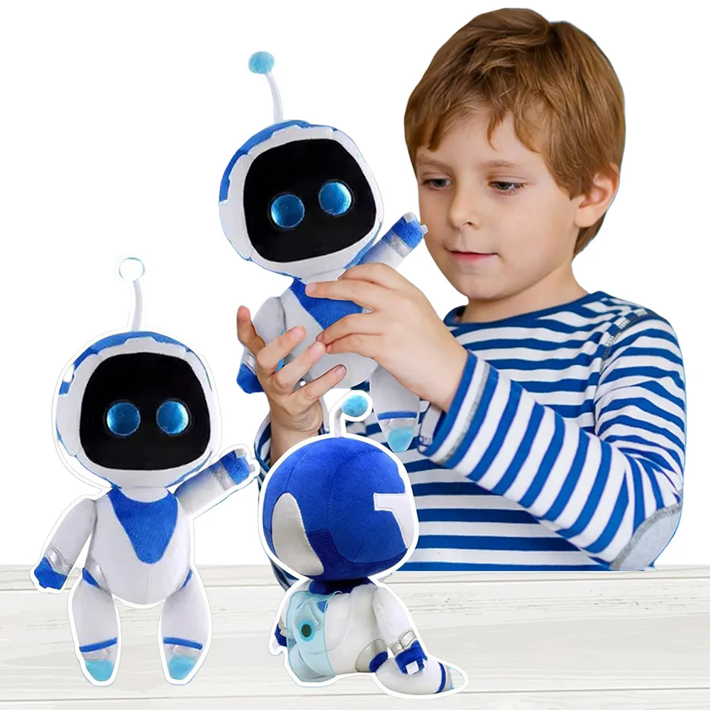

30cm Game Periphery Plush Cute Soft Robot Plush Toy Home Decor For Kid Birthday Christmas Gift