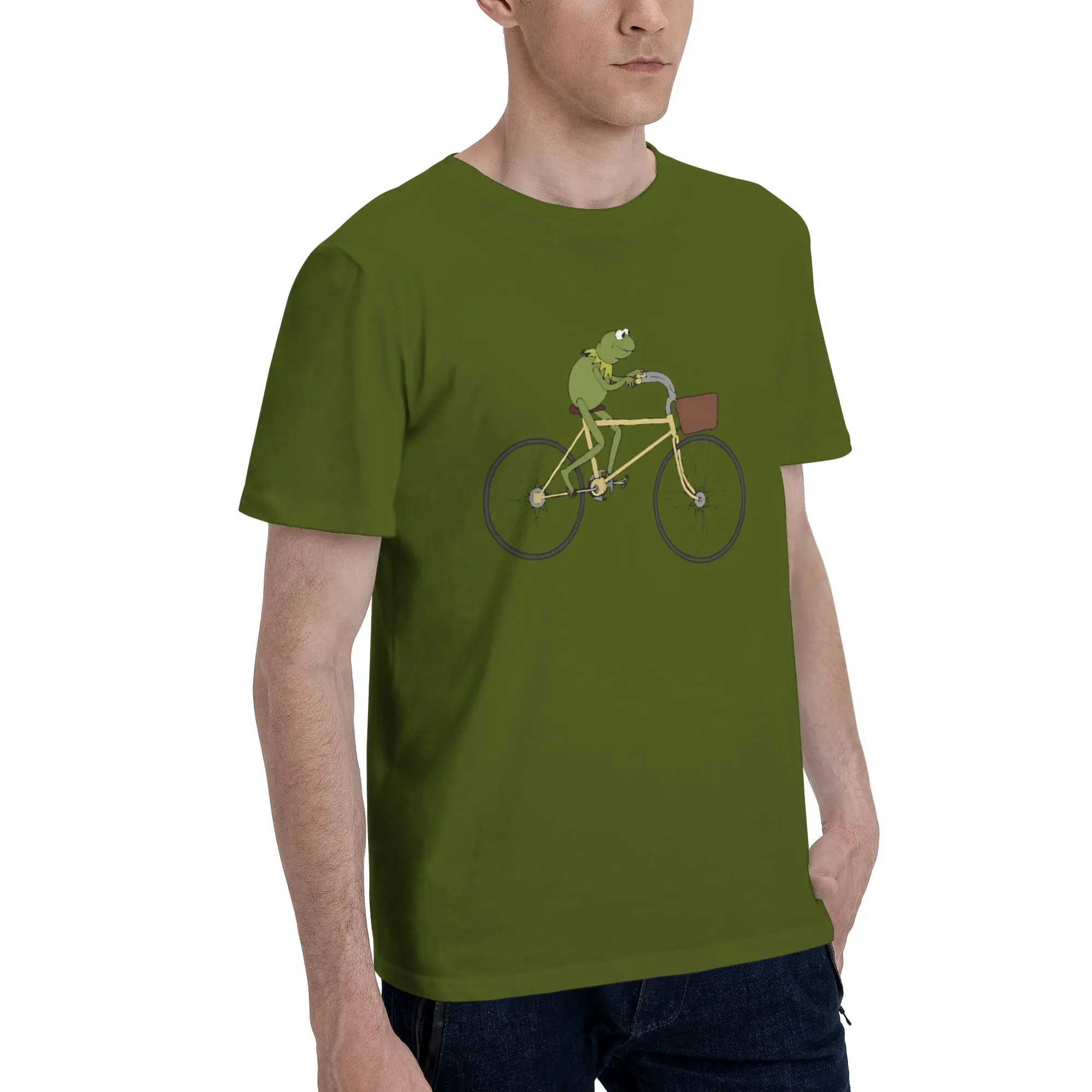 Kermits the Frog Graphic Printed T Shirt Men Women  100% Cotton  Tee Shirt Clothes