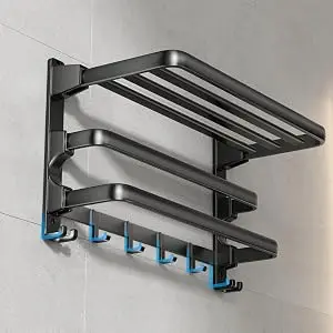 towel rack with 7 towel hooks