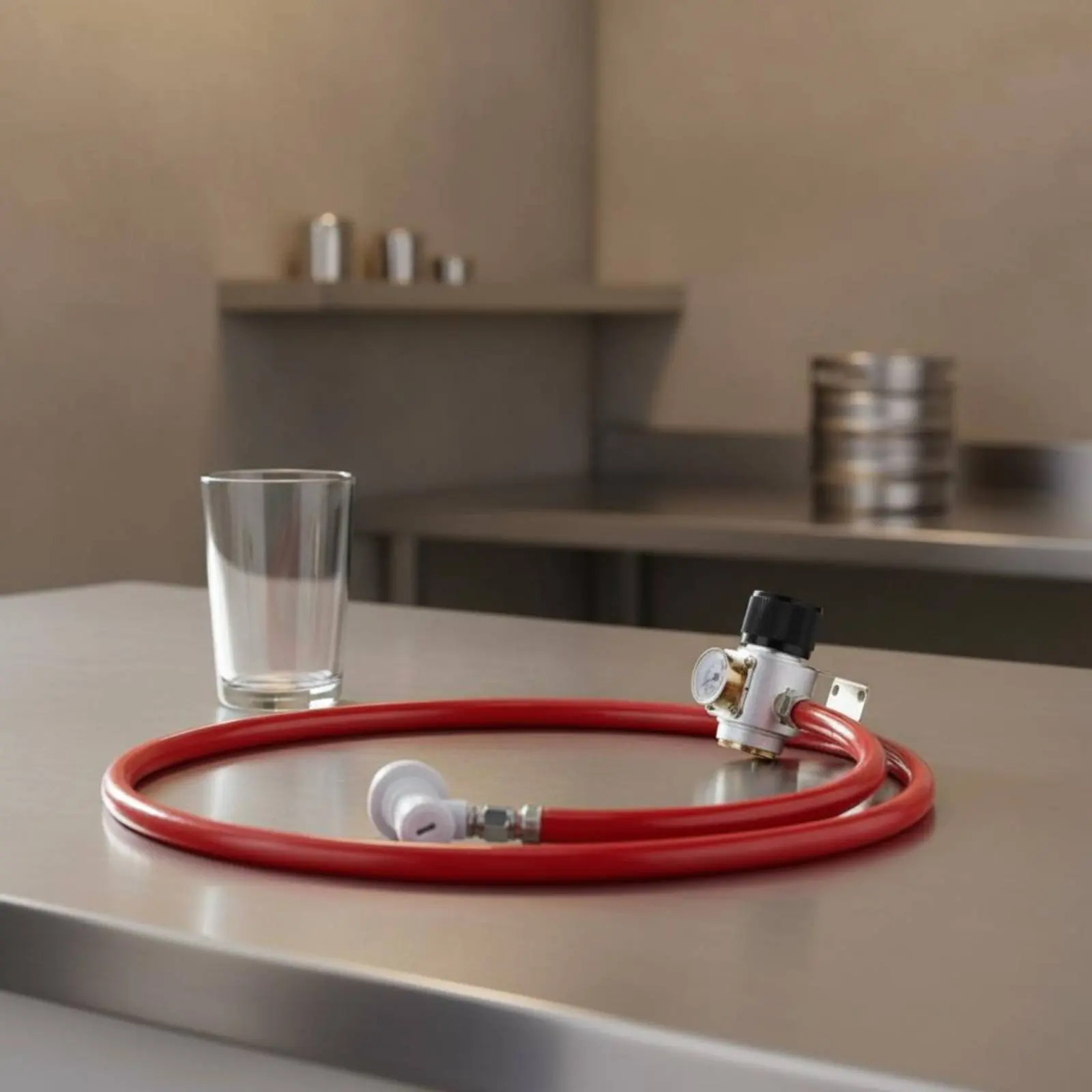 Picture 7: CO2 Pressure Pressure Controller Space-Saving Design Mini CO2 Pressure Controller Brewing Equipment Easy To Use for Homebrewers