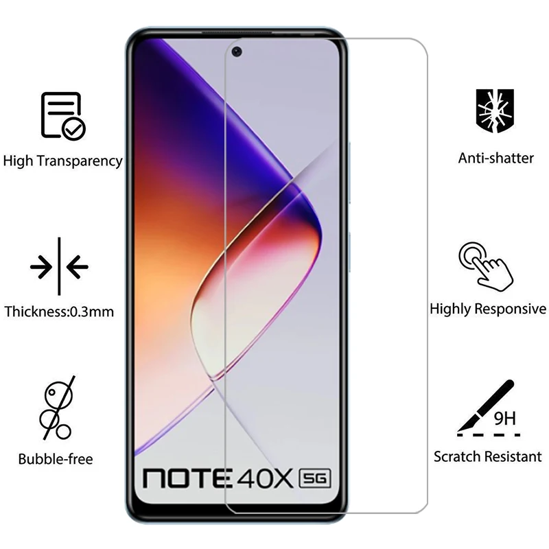 tempered glass for infinix note 40x 5g phone case on infinity note40x not 40 x x40 back cover 360 ifinix infini infinx infix