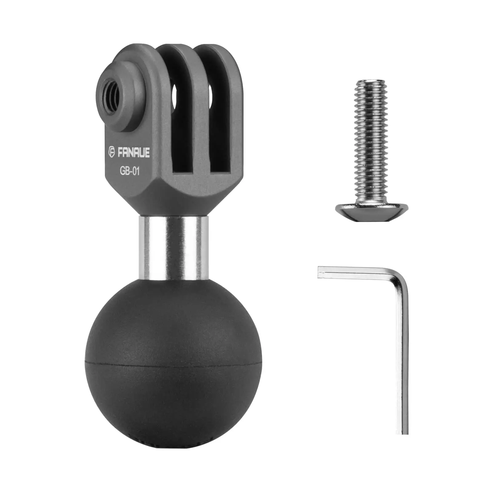 

FANAUE aluminum alloy sports camera bracket adapter ball head 25/20/17mm ball head stable, non-slip and anti-shake